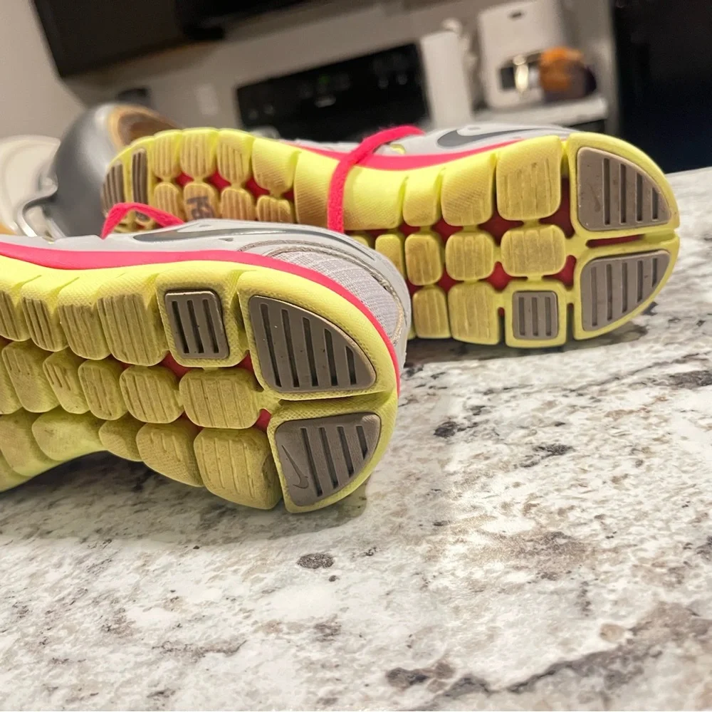Nike Gray and Pink Athletic Shoes - Picture 4 of 4